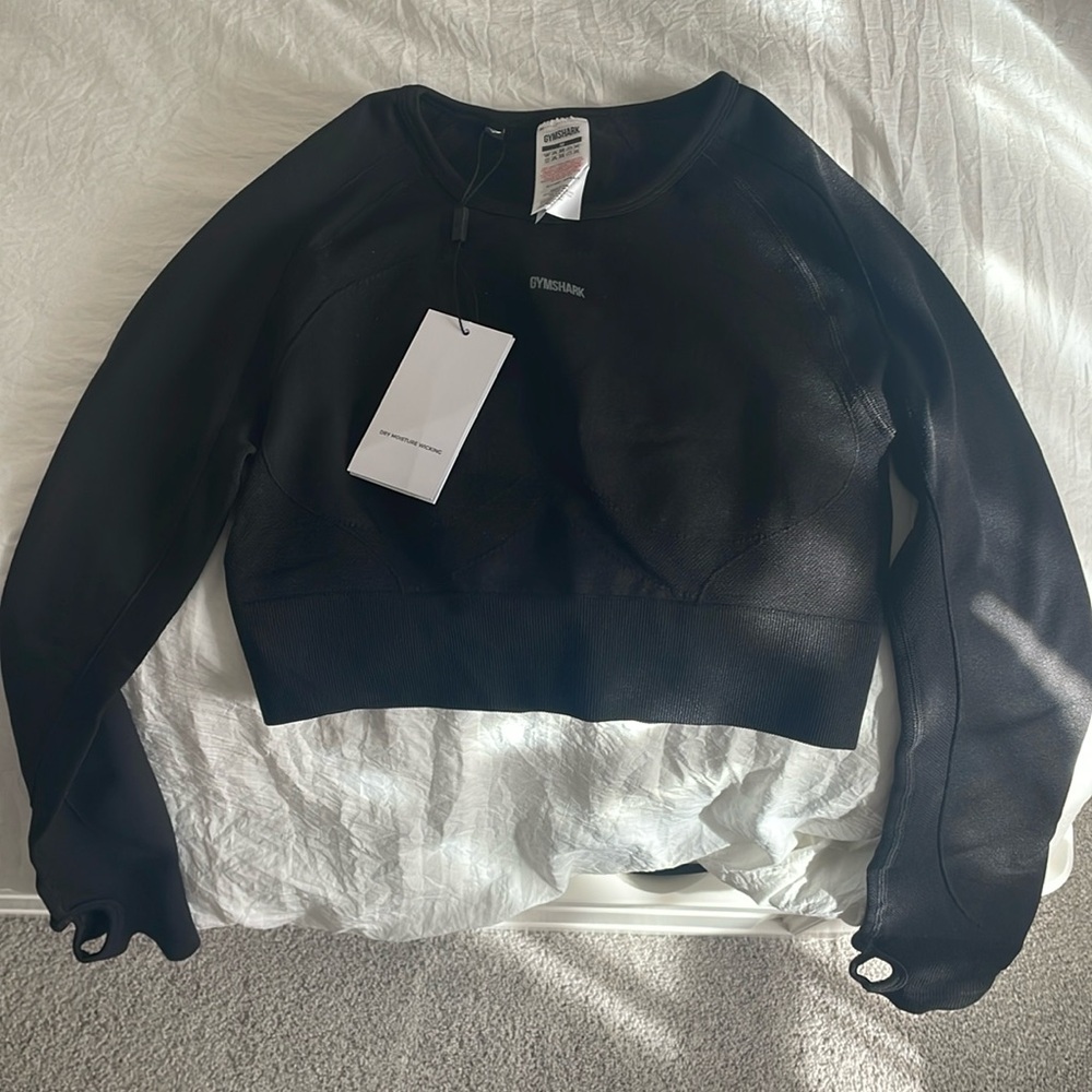 Gymshark long sleeve cropped top
